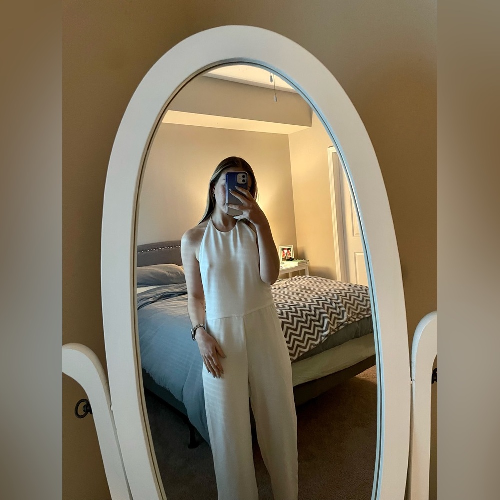 White Zara Jumpsuit